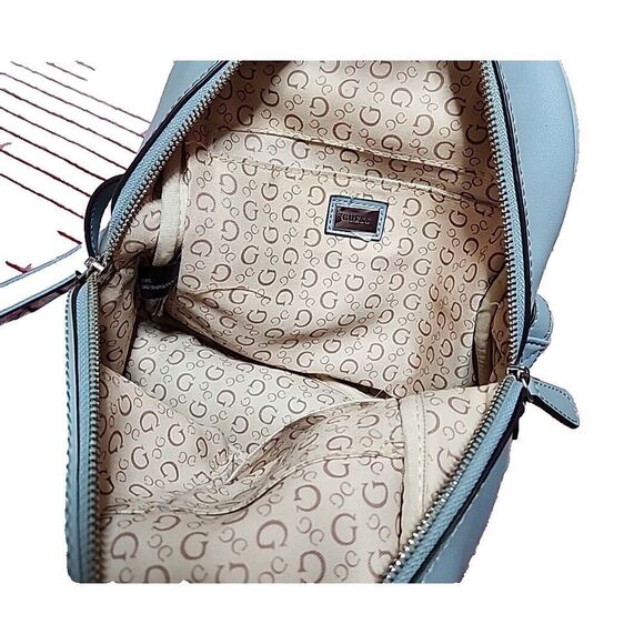 Guess Light Blue Los Angeles Backpack SKA18 - Picture 11 of 14